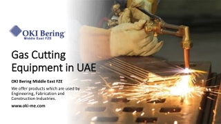 Gas Cutting Equipment in UAE_