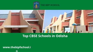 Top CBSE Schools in Odisha