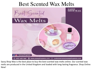 Best Scented Wax Melts