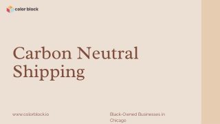 Carbon Neutral Shipping: All You Need to Know
