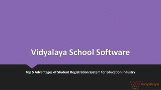 Top 5 Advantages of Student Registration System for Education Industry