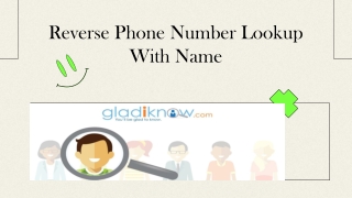 Reverse Phone Number Lookup With Name