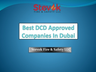 Best DCD Approved Companies In Dubai