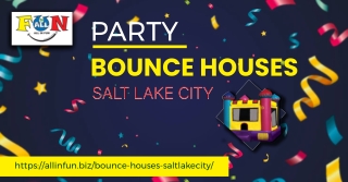 Party bounce houses Salt Lake City.