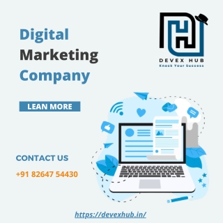 Digital Marketing Course In Mohali |Devex Hub