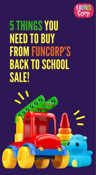 5 Things You Need To Buy From FunCorp’s Back To School Sale!