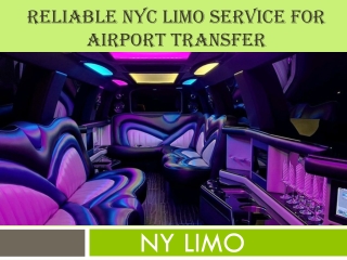 Reliable NYC Limo Service for Airport Transfer