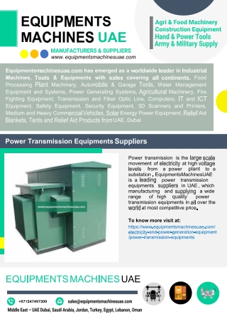 Power Transmission Equipments Suppliers