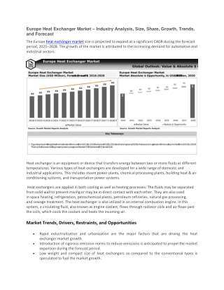 Europe Heat Exchanger Market