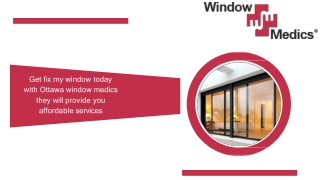 Home glass repair Ottawa