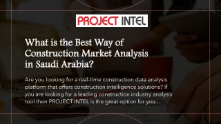 _  What is the Best Way of Construction Market Analysis in Saudi Arabia