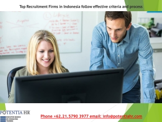 Top Recruitment Firms in Indonesia follow effective criteria and process