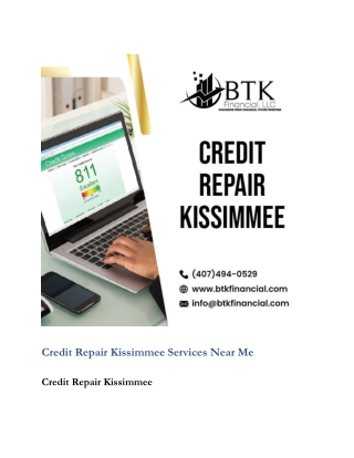 Credit Repair Kissimmee Services Near Me