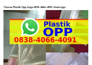 Ukuran Plastik Opp Jogja Ô8౩8•ㄐÔϬϬ•ㄐÔ9I[WA]