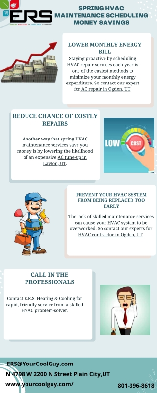 SPRING HVAC MAINTENANCE SCHEDULING MONEY SAVINGS