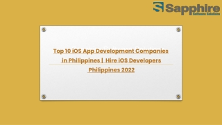 Top 10 iOS App Development Companies in Philippines  Hire iOS Developers Philippines 2022