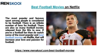 Amazing Football Movies on Netflix