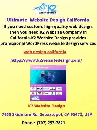 Ultimate Website Design California