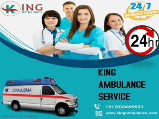 Quick Responsive  Squad Ambulance Service in Patna - King