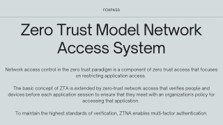 Zero Trust Model - Data Security