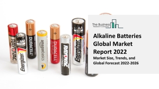 Alkaline Batteries Market 2022 Analysis And Forecast To 2031 By Key Players