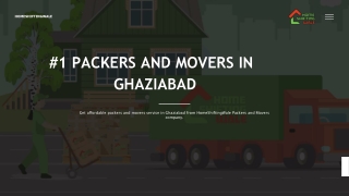 #1 Packers and Movers in Ghaziabad - HomeShiftingWale