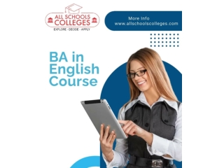 Best BA in English Course