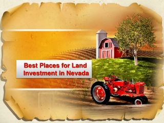 Best Places for Land Investment in Nevada