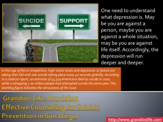 Suside Prevention in San Diego