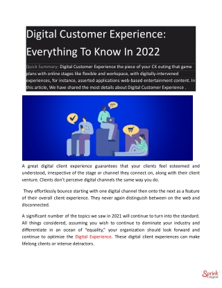 Digital customer experience: Everything to know in 2022