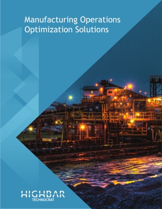 SAP Solution for Manufacturing industry by Highbar Technocrat Limited