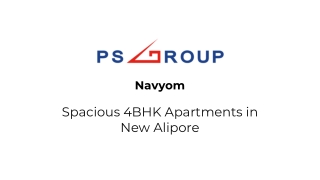 Navyom- Spacious 4BHK Apartments in New Alipore