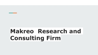 Makreo  Research and Consulting Firm