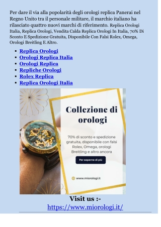 Repliche Orologi