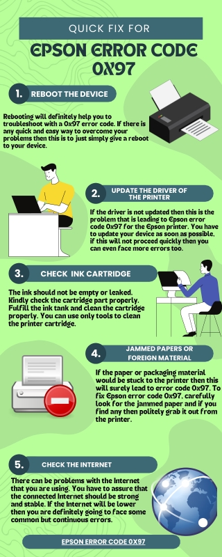 Quick Fix for Epson Error Code 0x97
