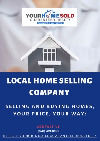 Local Home Selling Company |Licensed Realtors - Your Home Sold Guaranteed Realty