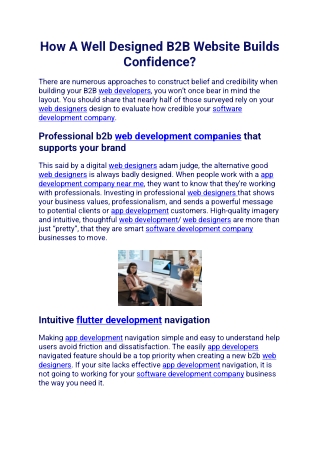 How A Well Designed B2B Website Builds Confidence (1)