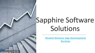 Alcohol Delivery App Development Services - Sapphire