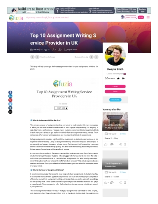 Best Assignment Writing Services In the UK