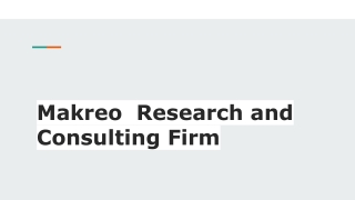 Makreo  Research and Consulting Firm