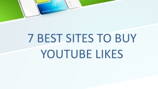 7 BEST SITES TO BUY YOUTUBE LIKES