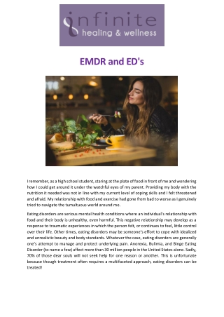 EMDR and ED