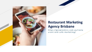 Restaurant Marketing Agency Brisbane
