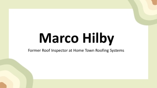 Marco Hilby - Experienced Professional - Spokane, Washington