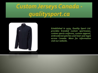 Custom Jerseys Canada - qualitysport.ca