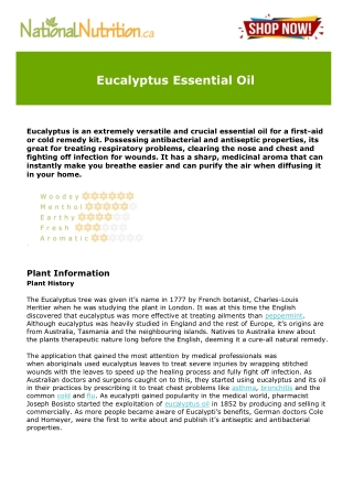 Eucalyptus Essential Oil