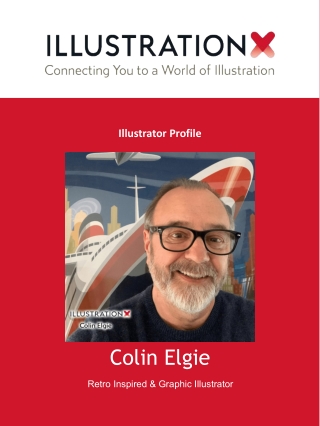 Colin Elgie - Retro Inspired & Graphic Illustrator