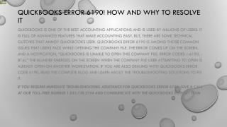 A feasible guide to resolve QuickBooks error 6190