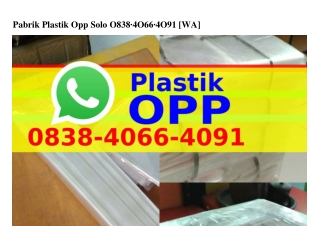 Pabrik PlastPabrik Plastik Opp Solo O8З8·ԿOᏮᏮ·ԿOᑫ1(whatsApp)ik Opp Solo