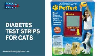 Diabetes Test Strips for Cats